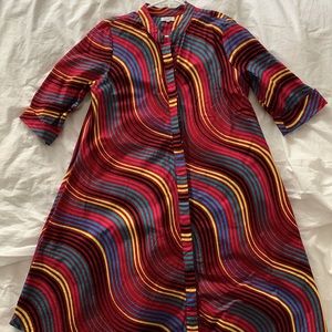 Zuri dress - colorful wavy awesomeness